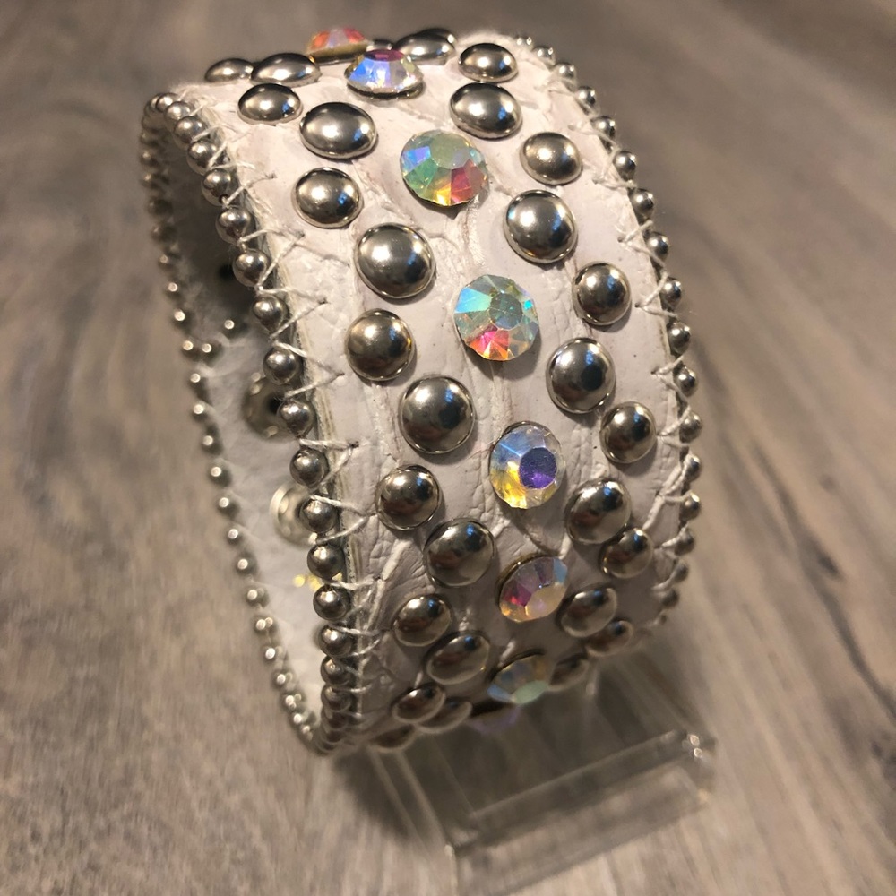 Leather Rivet Bracelet
